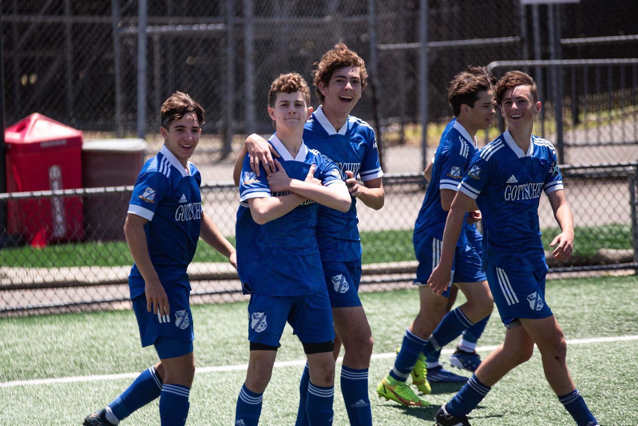BWG Academy celebrating a goal